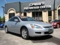 2005 Satin Silver Metallic Honda Accord LX V6 Special Edition Coupe  photo #1