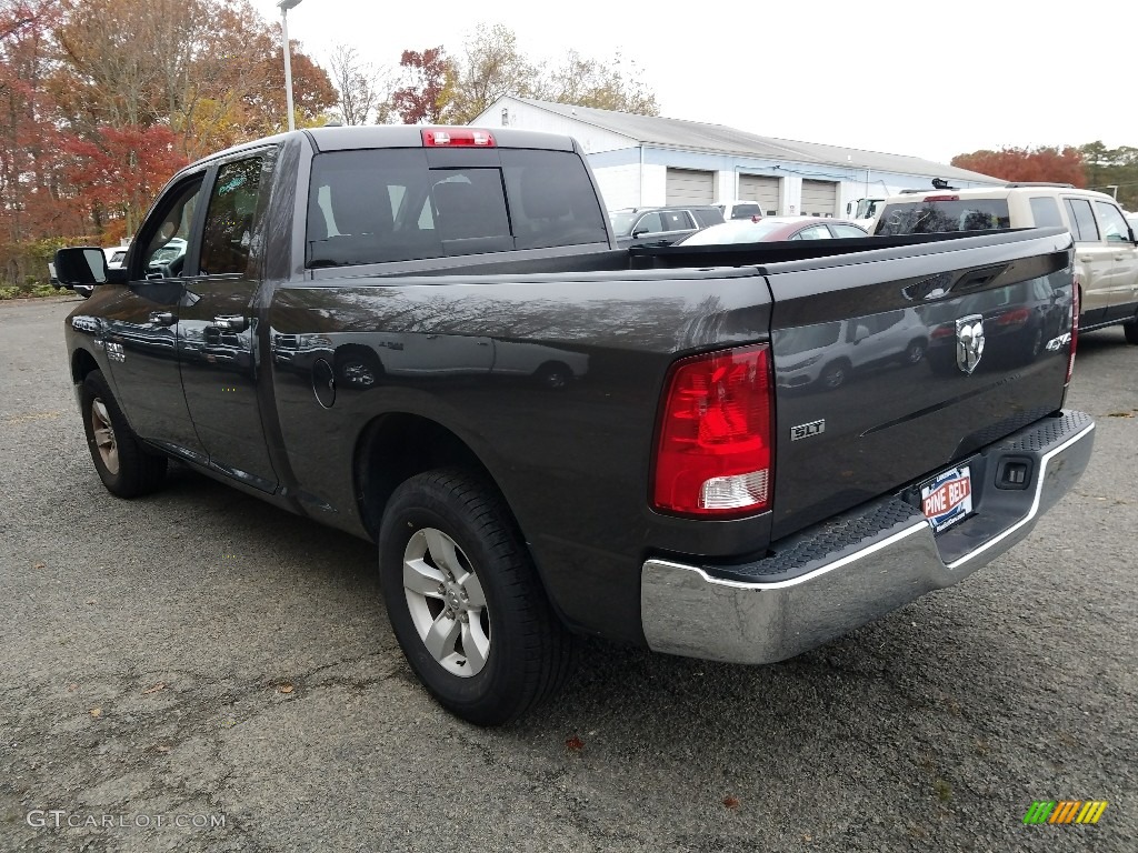 2017 1500 Big Horn Quad Cab 4x4 - Maximum Steel Metallic / Black/Diesel Gray photo #2