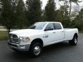 2018 Bright White Ram 3500 Big Horn Crew Cab 4x4 Dual Rear Wheel  photo #2