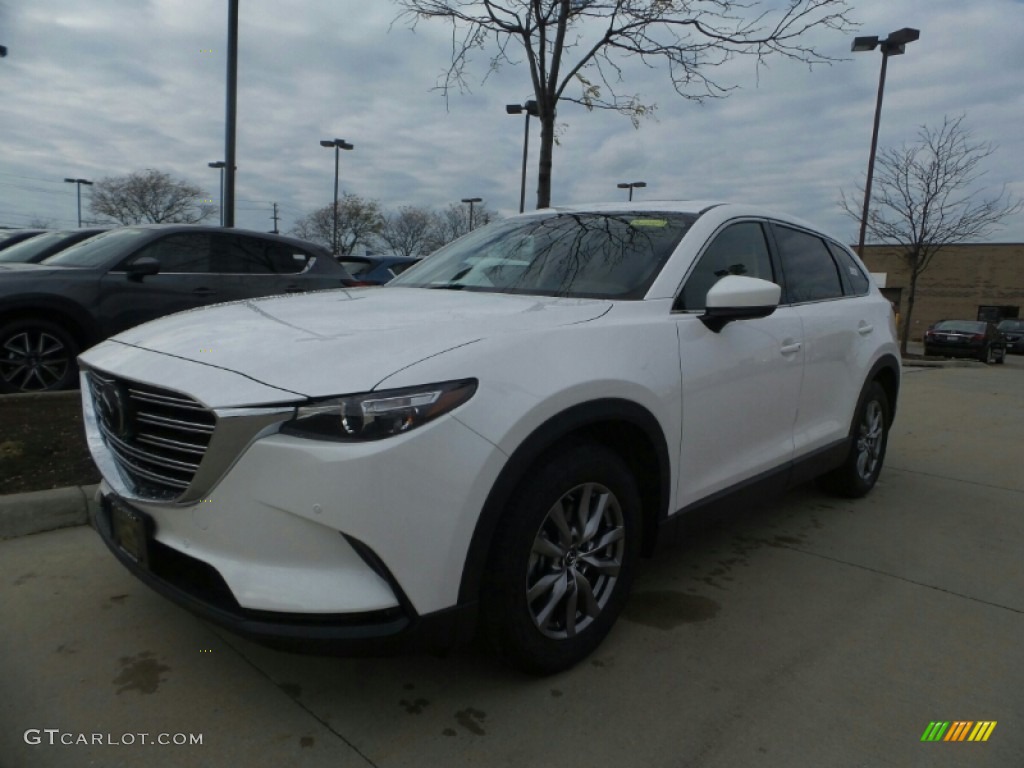 2018 CX-9 Touring AWD - Snowflake White Pearl Mica / Black photo #1