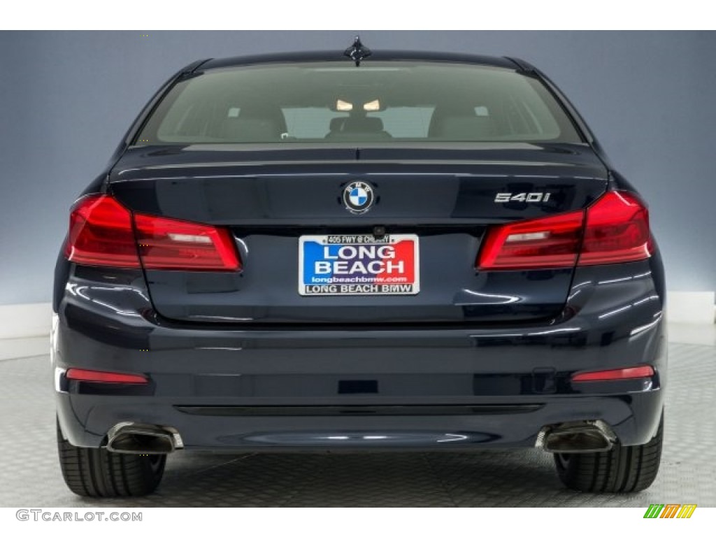 2018 5 Series 540i Sedan - Imperial Blue Metallic / Black photo #3