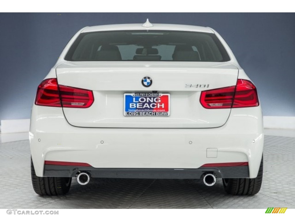 2018 3 Series 340i Sedan - Alpine White / Black photo #3