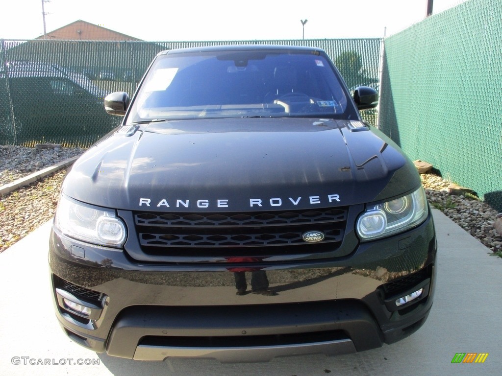 2016 Range Rover Sport Supercharged - Santorini Black Metallic / Ebony/Ebony photo #7