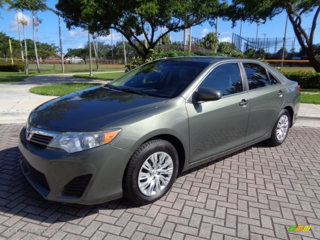 2012 Camry L - Cypress Green Pearl / Ivory photo #1