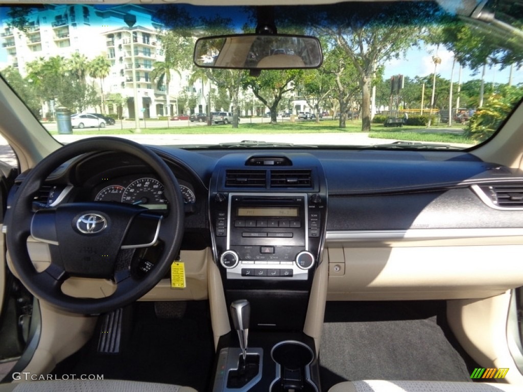 2012 Camry L - Cypress Green Pearl / Ivory photo #2