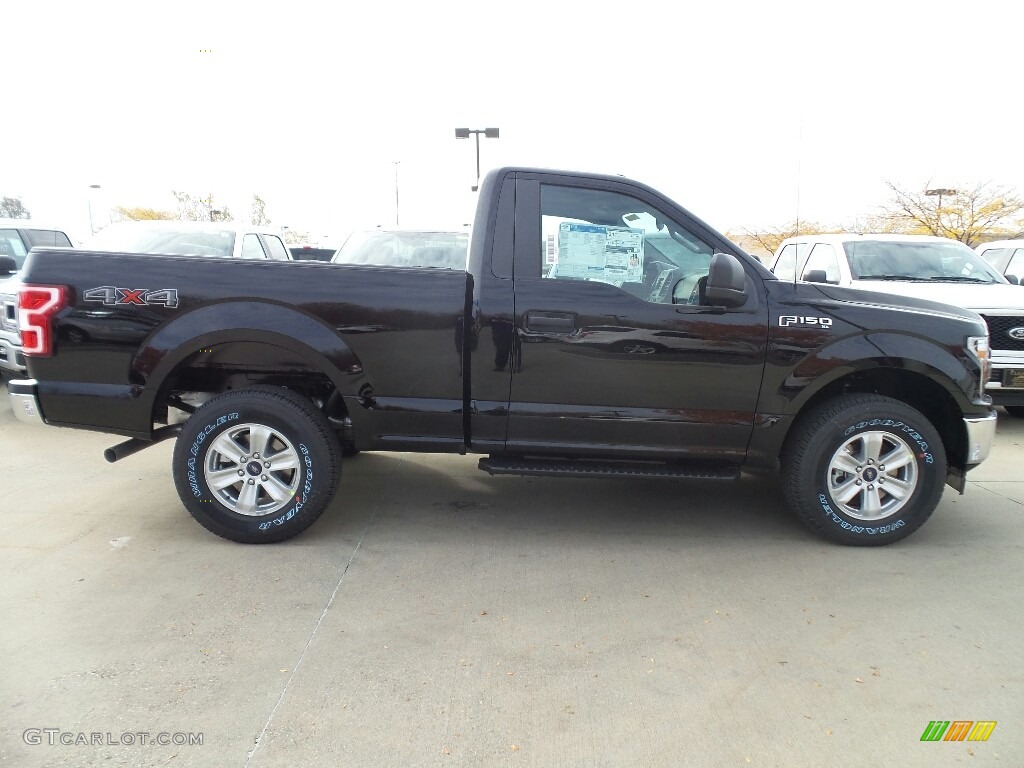 Shadow Black 2018 Ford F150 XL Regular Cab 4x4 Exterior Photo #123794088