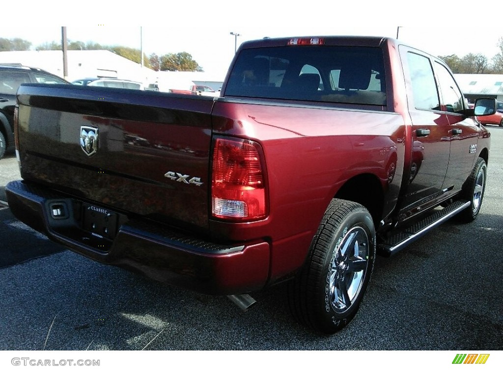 2018 1500 Express Crew Cab 4x4 - Delmonico Red Pearl / Black/Diesel Gray photo #2