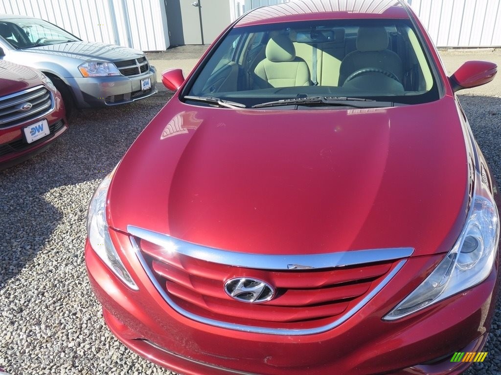 2013 Sonata GLS - Venetian Red Pearl / Camel photo #2