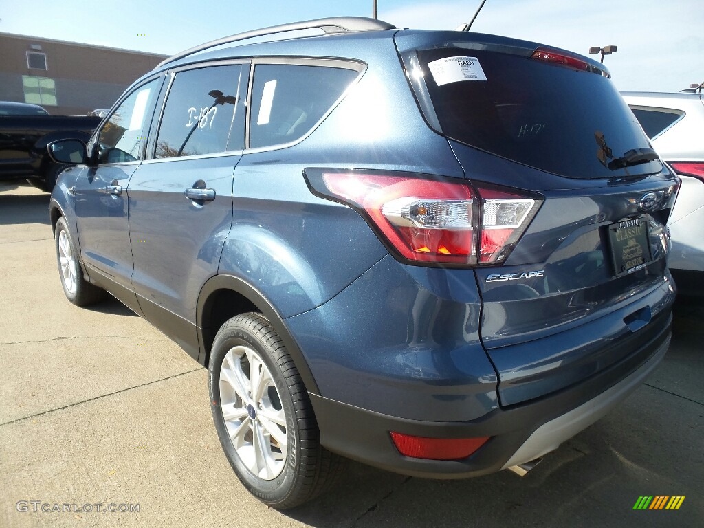 2018 Escape SE - Blue Metallic / Charcoal Black photo #3