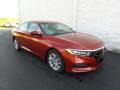 2018 Radiant Red Metallic Honda Accord LX Sedan  photo #1