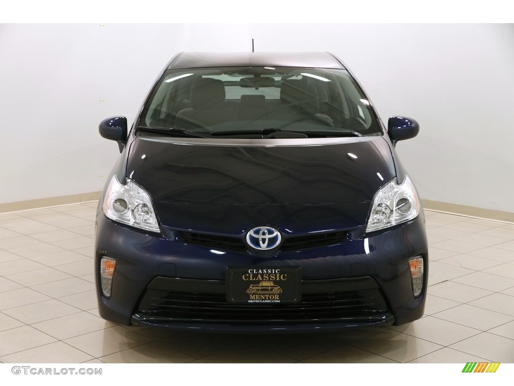 2015 Prius Two Hybrid - Nautical Blue Metallic / Dark Gray photo #2