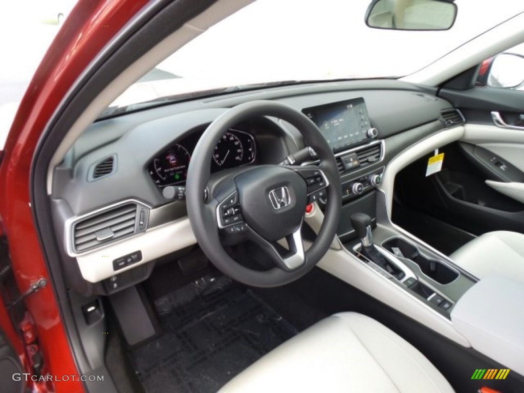 2018 Accord LX Sedan - Radiant Red Metallic / Ivory photo #8