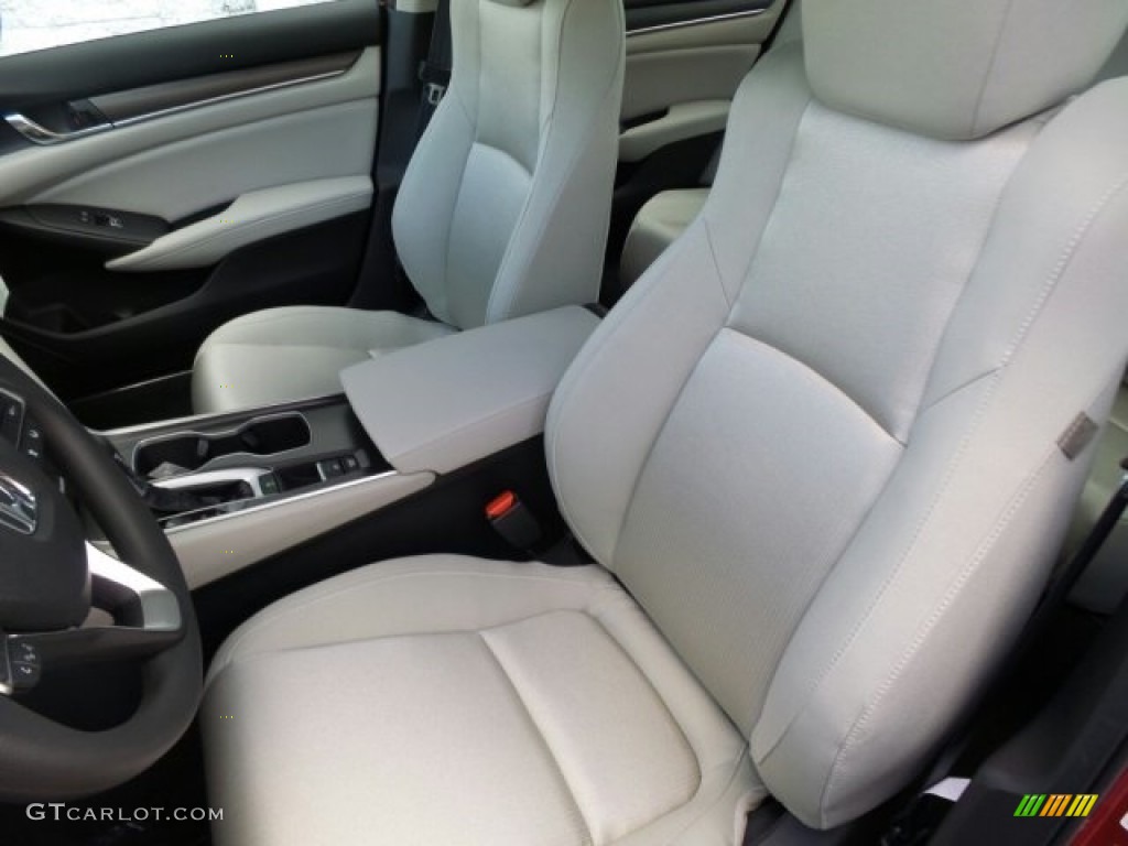 2018 Accord LX Sedan - Radiant Red Metallic / Ivory photo #9