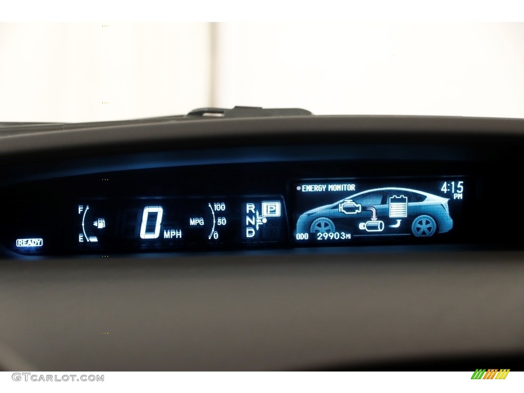 2015 Prius Two Hybrid - Nautical Blue Metallic / Dark Gray photo #8