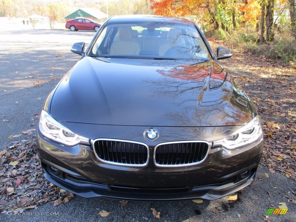 2018 3 Series 320i xDrive Sedan - Jatoba Brown Metallic / Venetian Beige photo #7