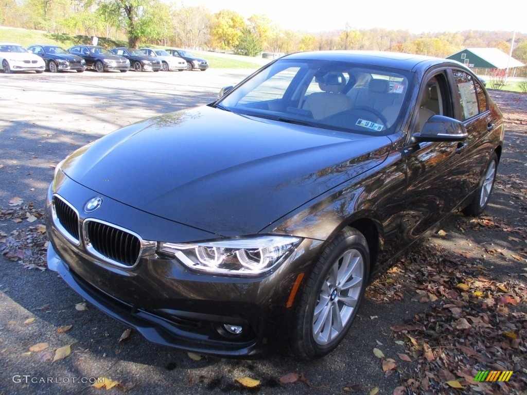 2018 3 Series 320i xDrive Sedan - Jatoba Brown Metallic / Venetian Beige photo #8