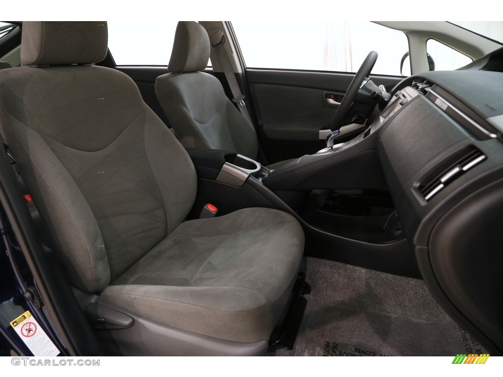 2015 Prius Two Hybrid - Nautical Blue Metallic / Dark Gray photo #14