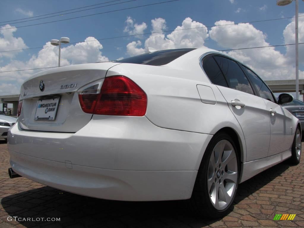 2006 3 Series 330i Sedan - Alpine White / Beige photo #5