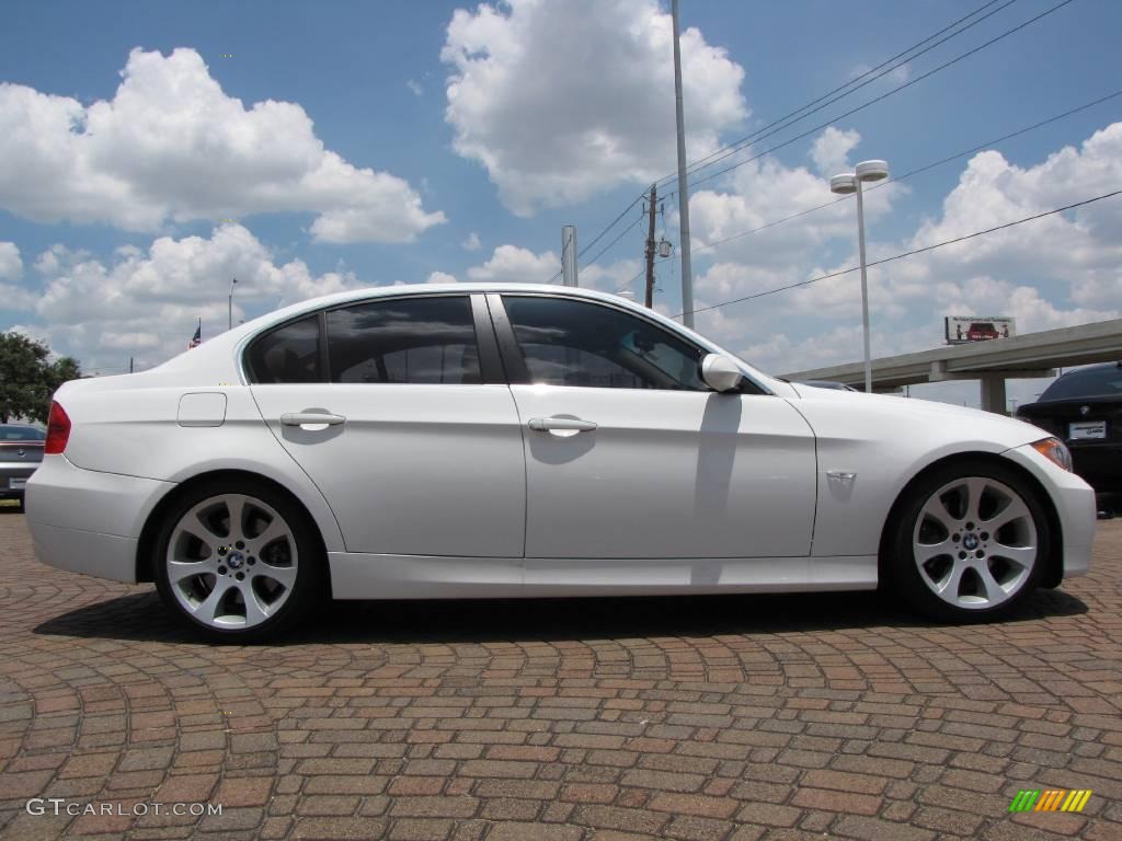 2006 3 Series 330i Sedan - Alpine White / Beige photo #6