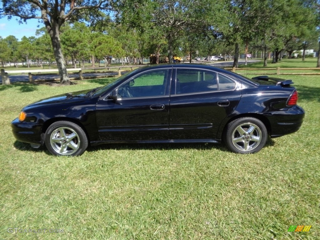 2004 Grand Am SE Sedan - Black / Dark Pewter photo #3