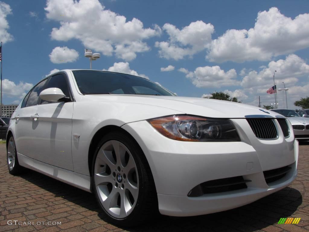 2006 3 Series 330i Sedan - Alpine White / Beige photo #7