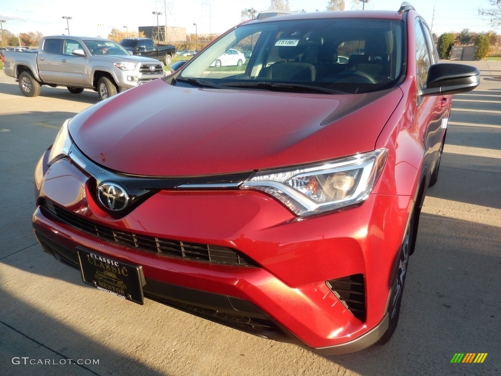 2018 RAV4 LE AWD - Ruby Flare Pearl / Black photo #1