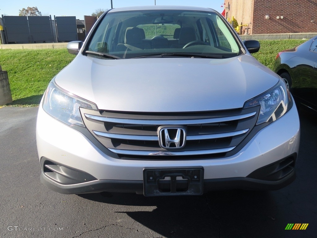 2014 CR-V LX AWD - Alabaster Silver Metallic / Gray photo #2