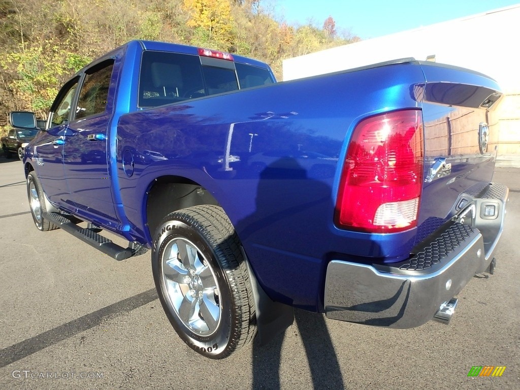 2017 1500 Big Horn Crew Cab 4x4 - Blue Streak Pearl / Black/Diesel Gray photo #3