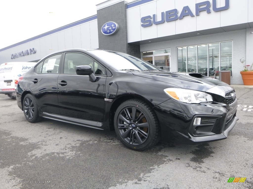 2018 WRX  - Crystal Black Silica / Carbon Black photo #1