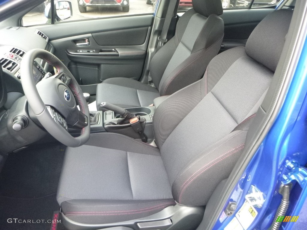 Carbon Black Interior 2018 Subaru WRX Premium Photo #123804843