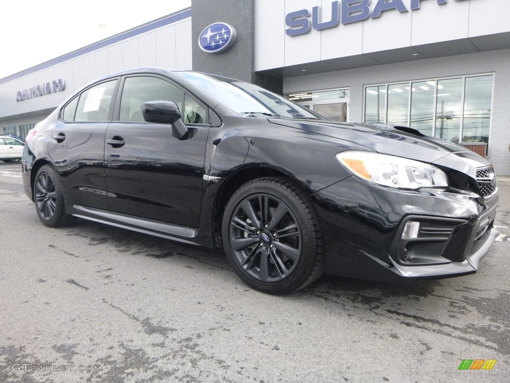 2018 WRX  - Crystal Black Silica / Carbon Black photo #1