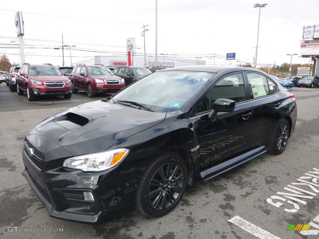 Crystal Black Silica 2018 Subaru WRX Standard WRX Model Exterior Photo #123805143