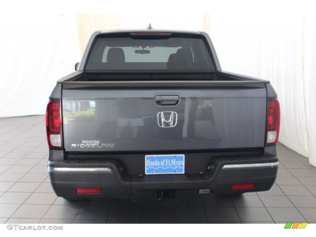 2018 Ridgeline RTL - Modern Steel Metallic / Black photo #7