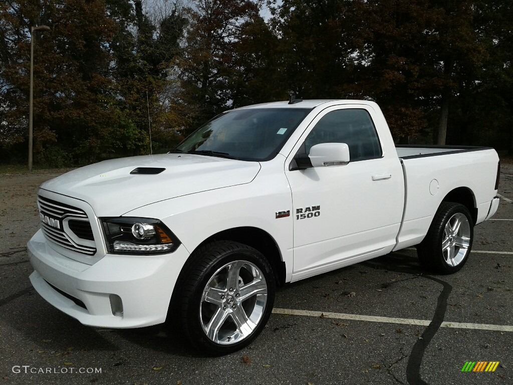 Bright White 2018 Ram 1500 Sport Regular Cab Exterior Photo #123807024