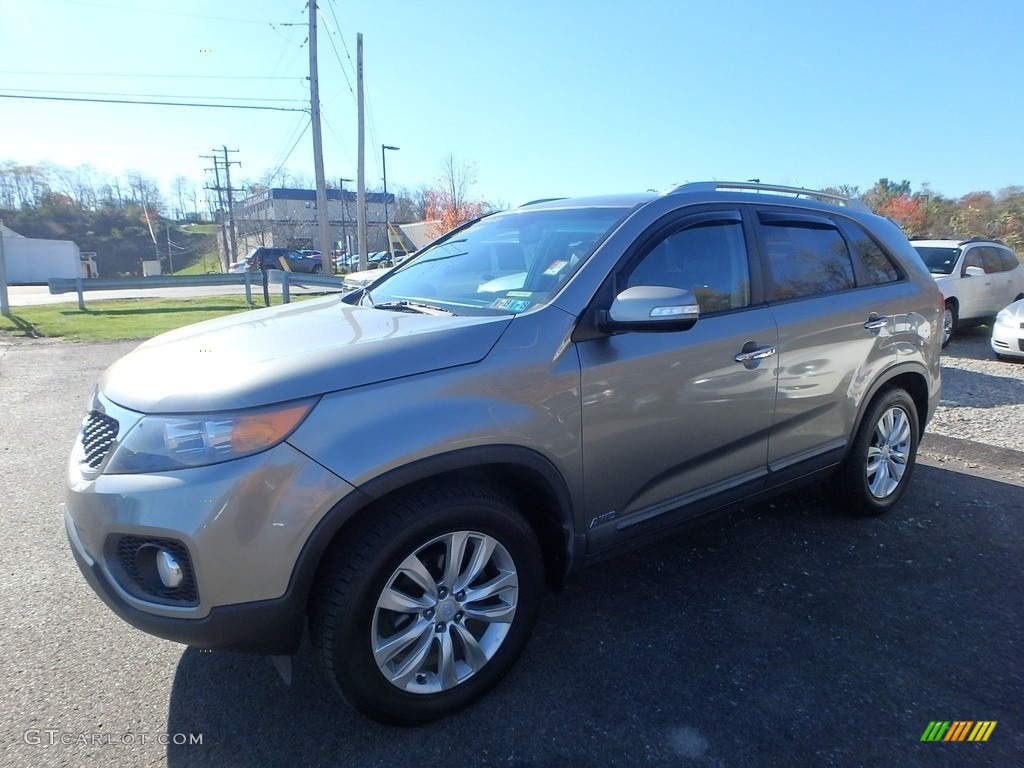 2011 Sorento EX AWD - Titanium Silver / Black photo #1