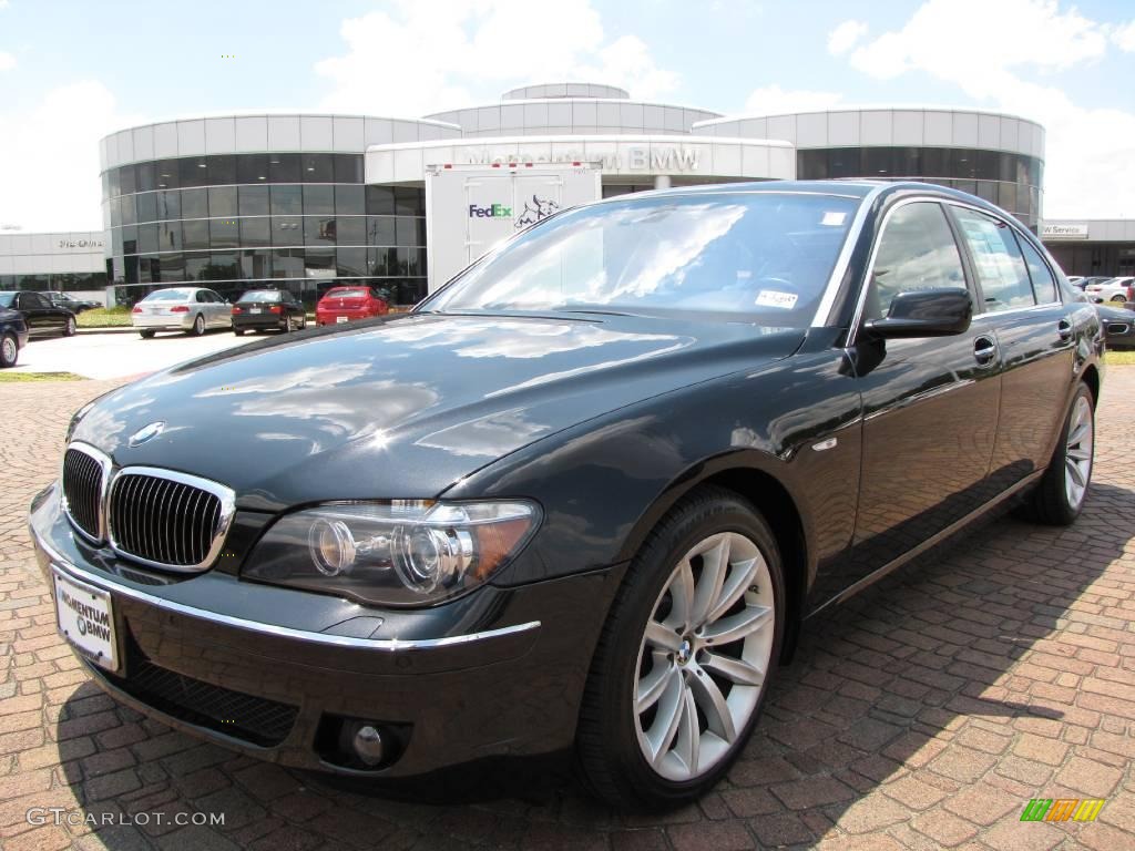 2007 7 Series 750Li Sedan - Black Sapphire Metallic / Cream Beige photo #1