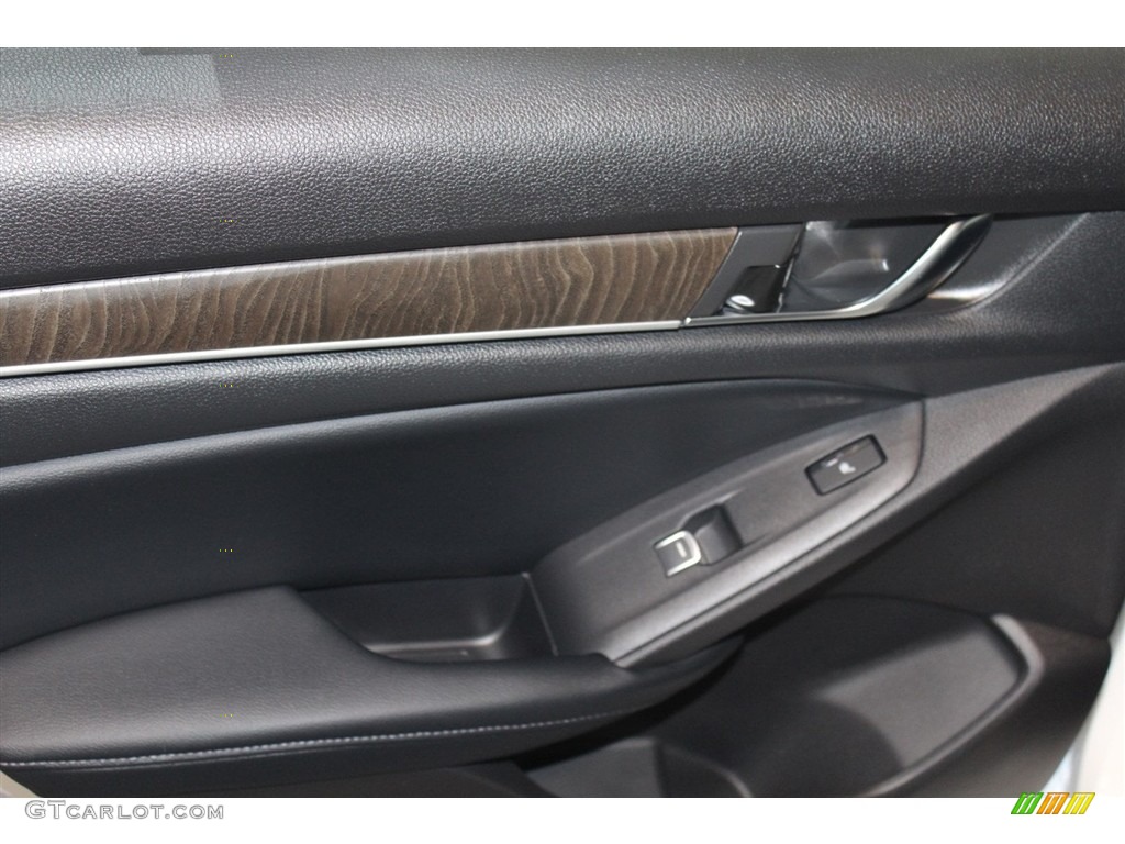 2018 Honda Accord Touring Sedan Black Door Panel Photo #123807753