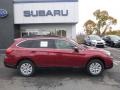 2018 Crimson Red Pearl Subaru Outback 2.5i Premium  photo #3