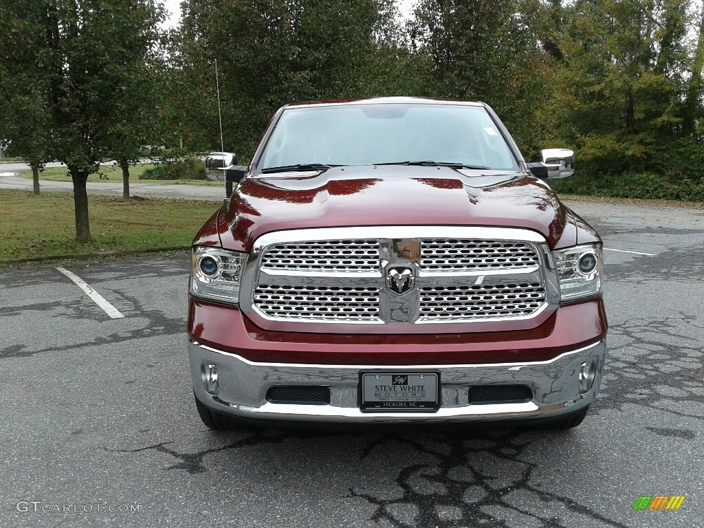 2018 1500 Laramie Quad Cab 4x4 - Delmonico Red Pearl / Black photo #3