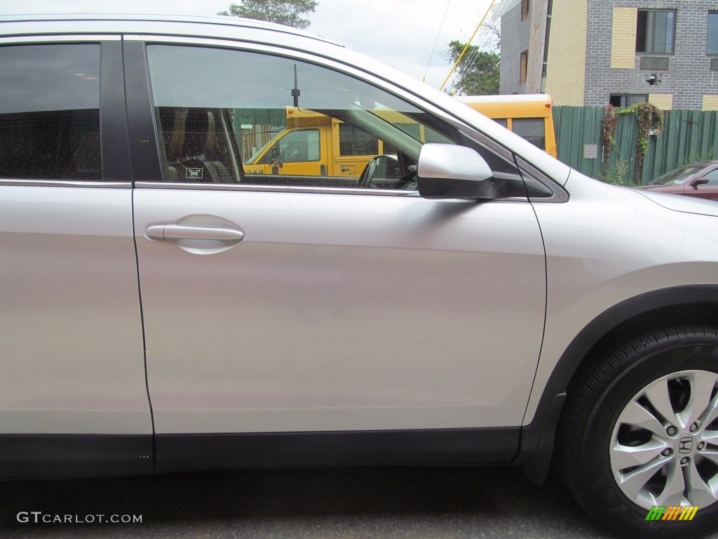 2012 CR-V EX-L 4WD - Alabaster Silver Metallic / Black photo #13