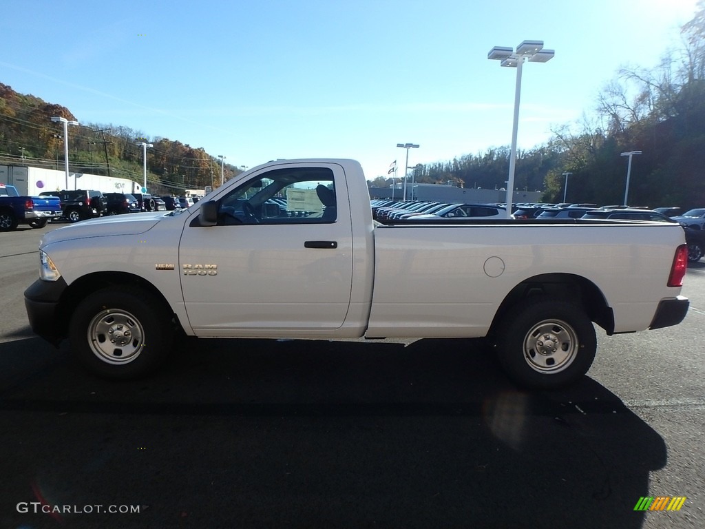 2018 1500 Tradesman Regular Cab 4x4 - Bright White / Black/Diesel Gray photo #2