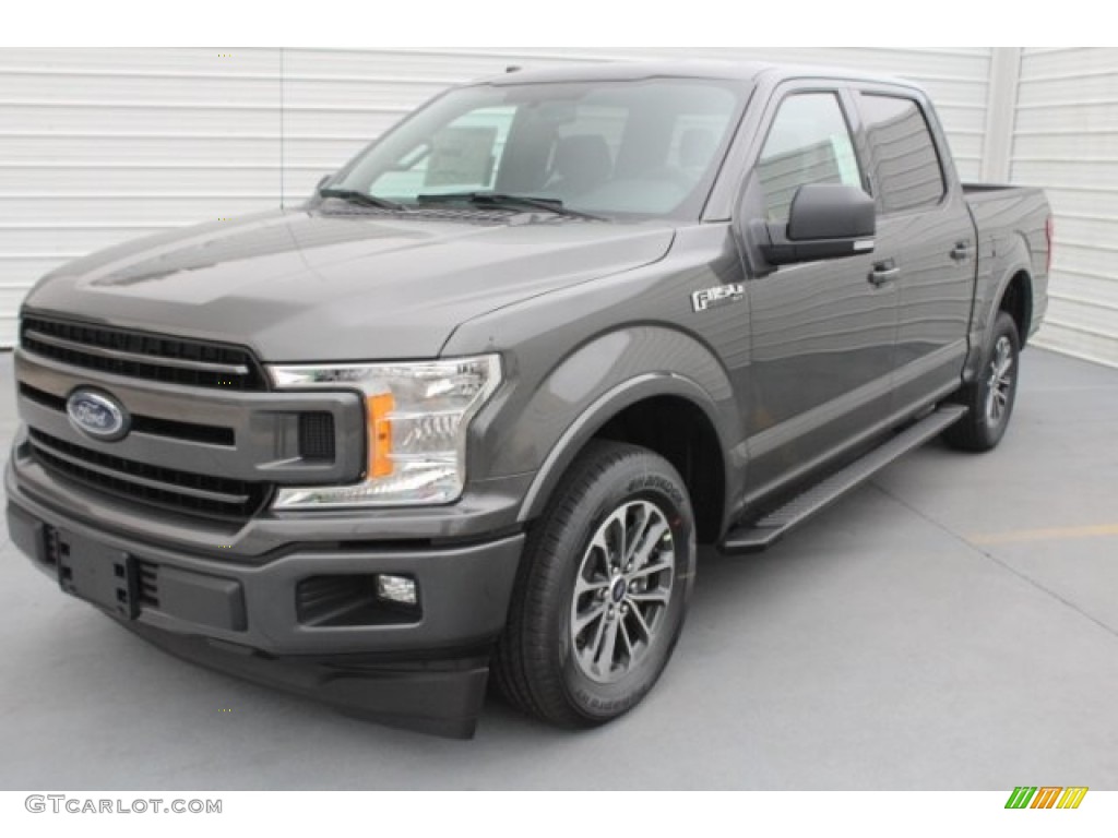 2018 F150 XLT SuperCrew - Magnetic / Black photo #3