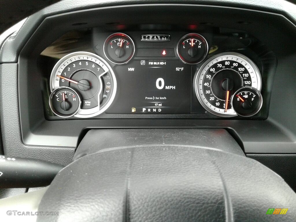 2018 Ram 1500 Laramie Quad Cab 4x4 Gauges Photo #123808404