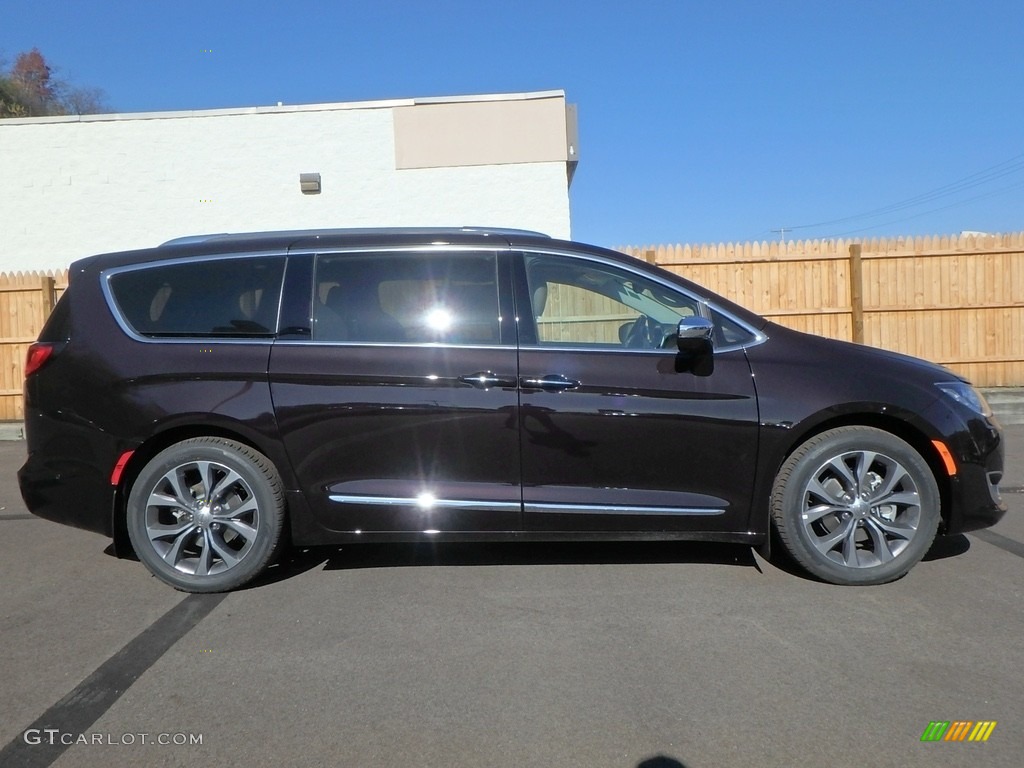 2018 Pacifica Limited - Dark Cordovan Pearl / Black/Deep Mocha photo #6