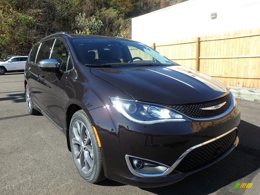 2018 Pacifica Limited - Dark Cordovan Pearl / Black/Deep Mocha photo #7