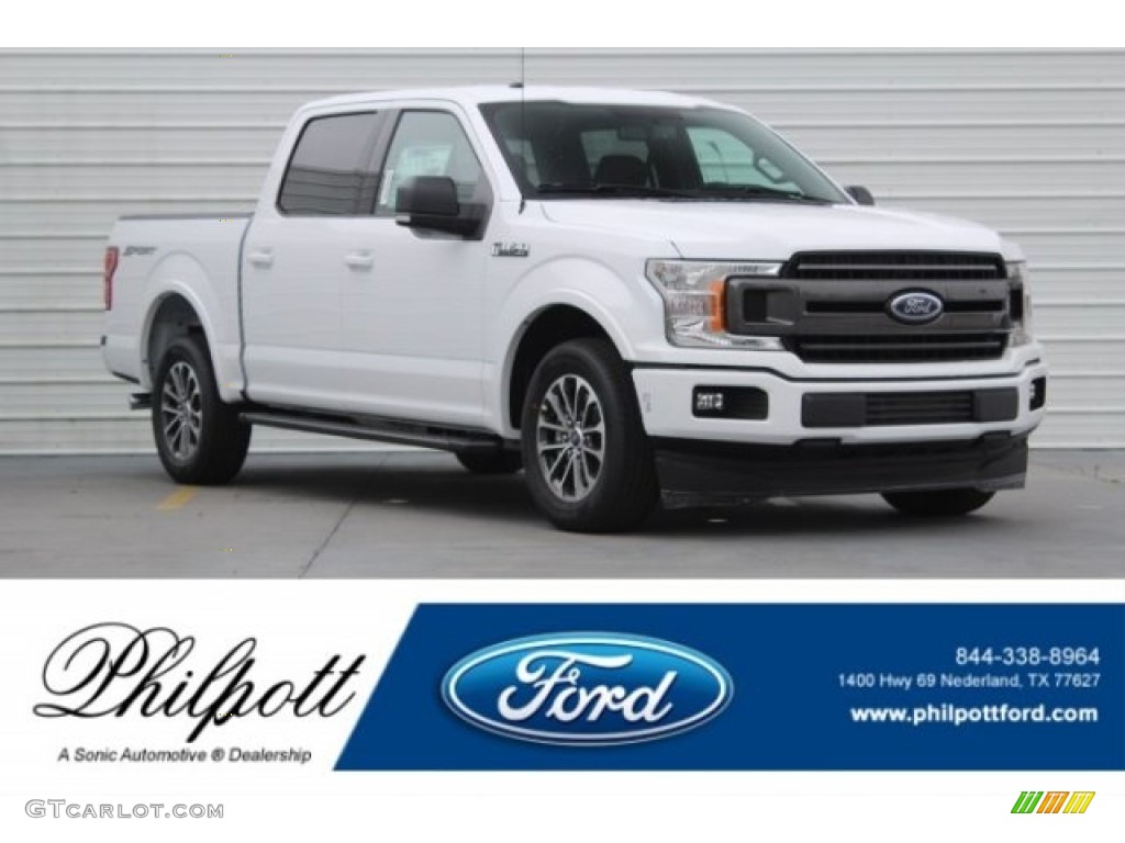 2018 F150 XLT SuperCrew - Oxford White / Black photo #1