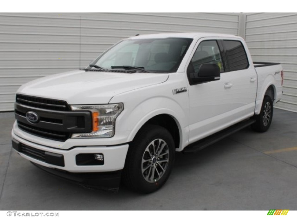 2018 F150 XLT SuperCrew - Oxford White / Black photo #3