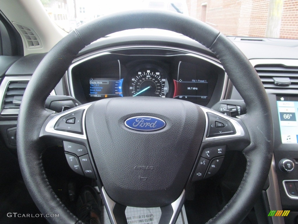 2017 Fusion SE AWD - Magnetic / Ebony photo #34