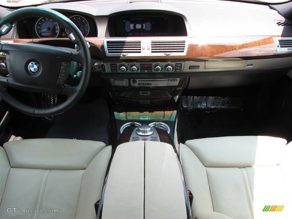 2007 7 Series 750Li Sedan - Black Sapphire Metallic / Cream Beige photo #20