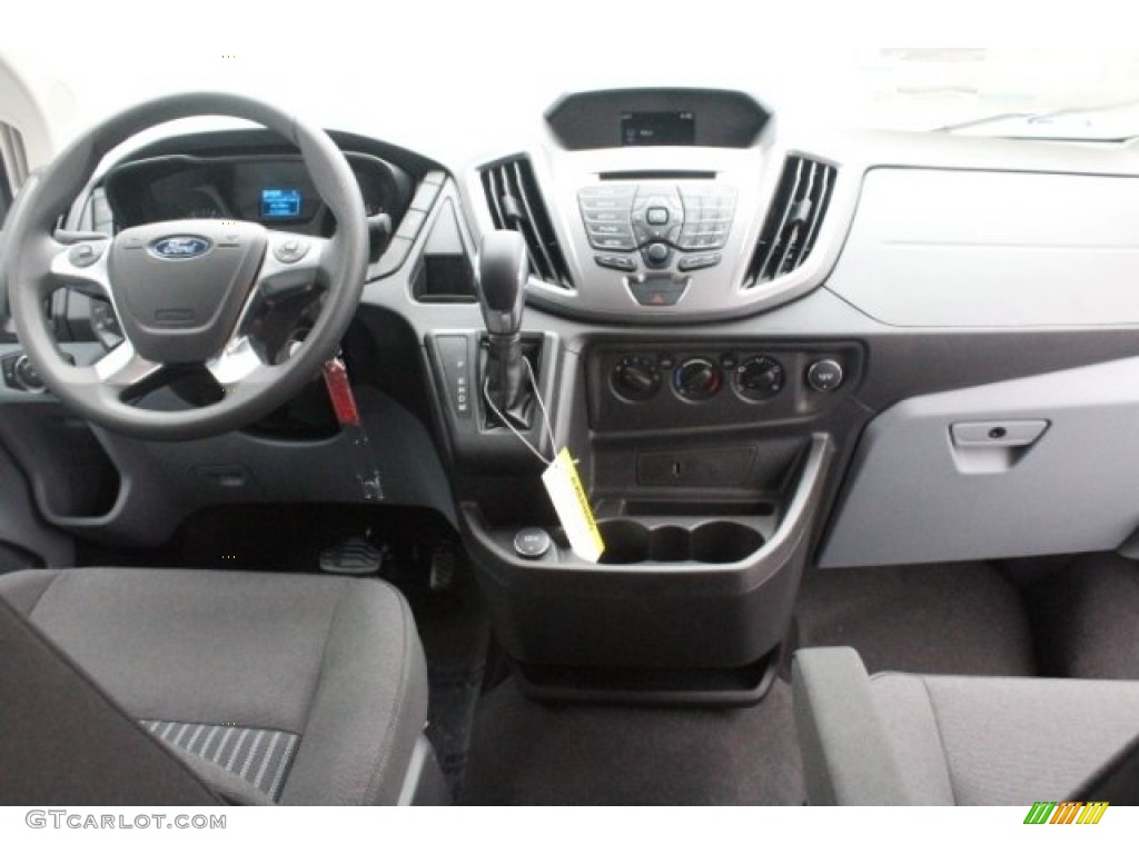2018 Ford Transit Passenger Wagon XL 350 MR Long Charcoal Black Dashboard Photo #123810003